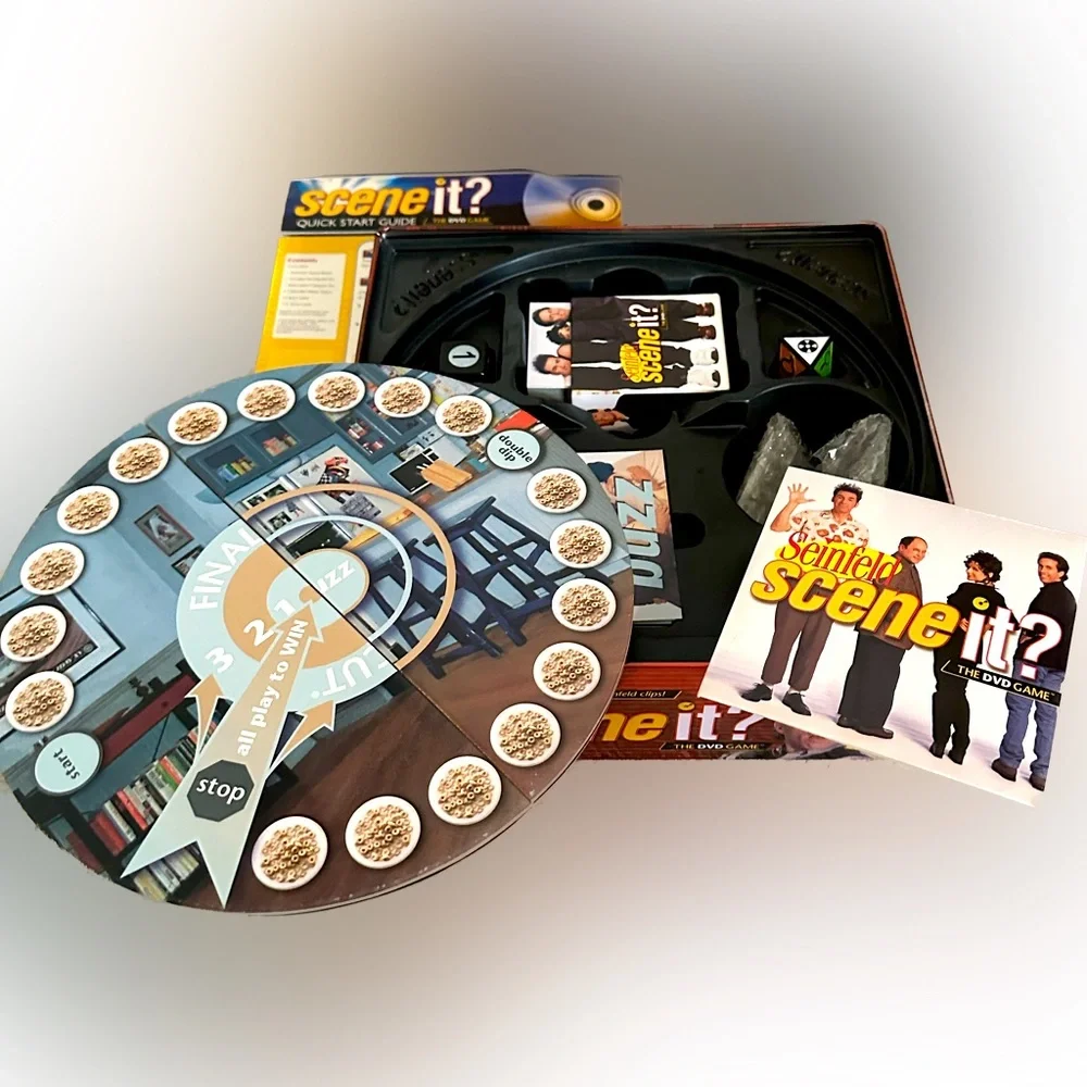 Deluxe Seinfeld Scene It? DVD Game in commemorative tin George Elaine Kramer Fun